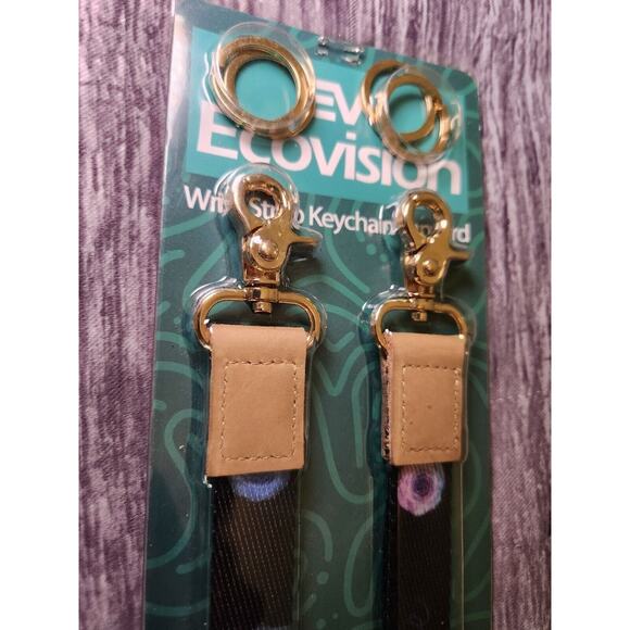 *5 for $25* EcoVision‎ 2 Pack Keychain Lanyard Wristlet Floral Inspire Me - Picture 3 of 7